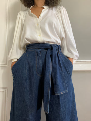 Vanessa Bruno pre-loved wide leg cropped trousers