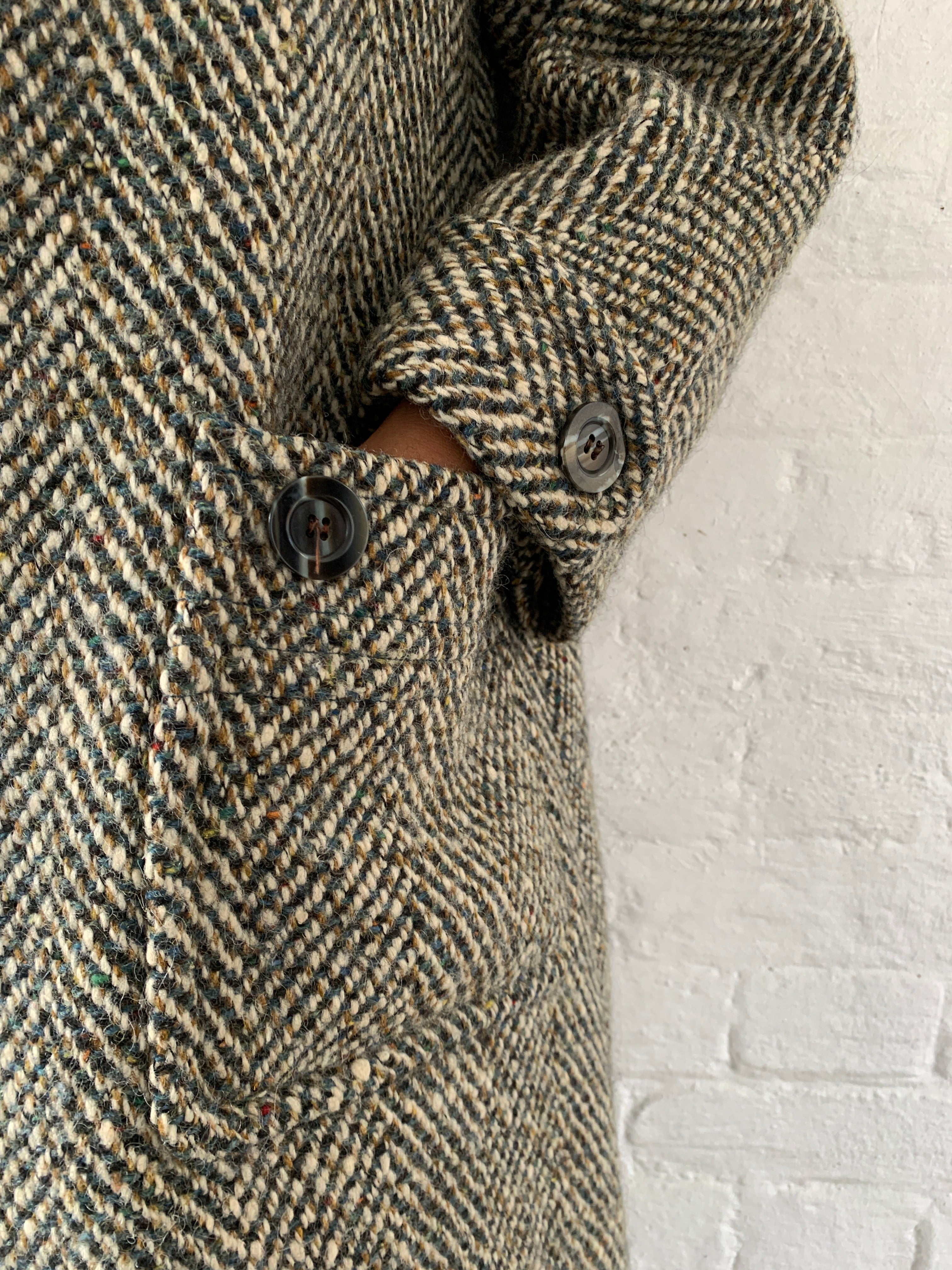 Vintage tweed Aquascutum coat