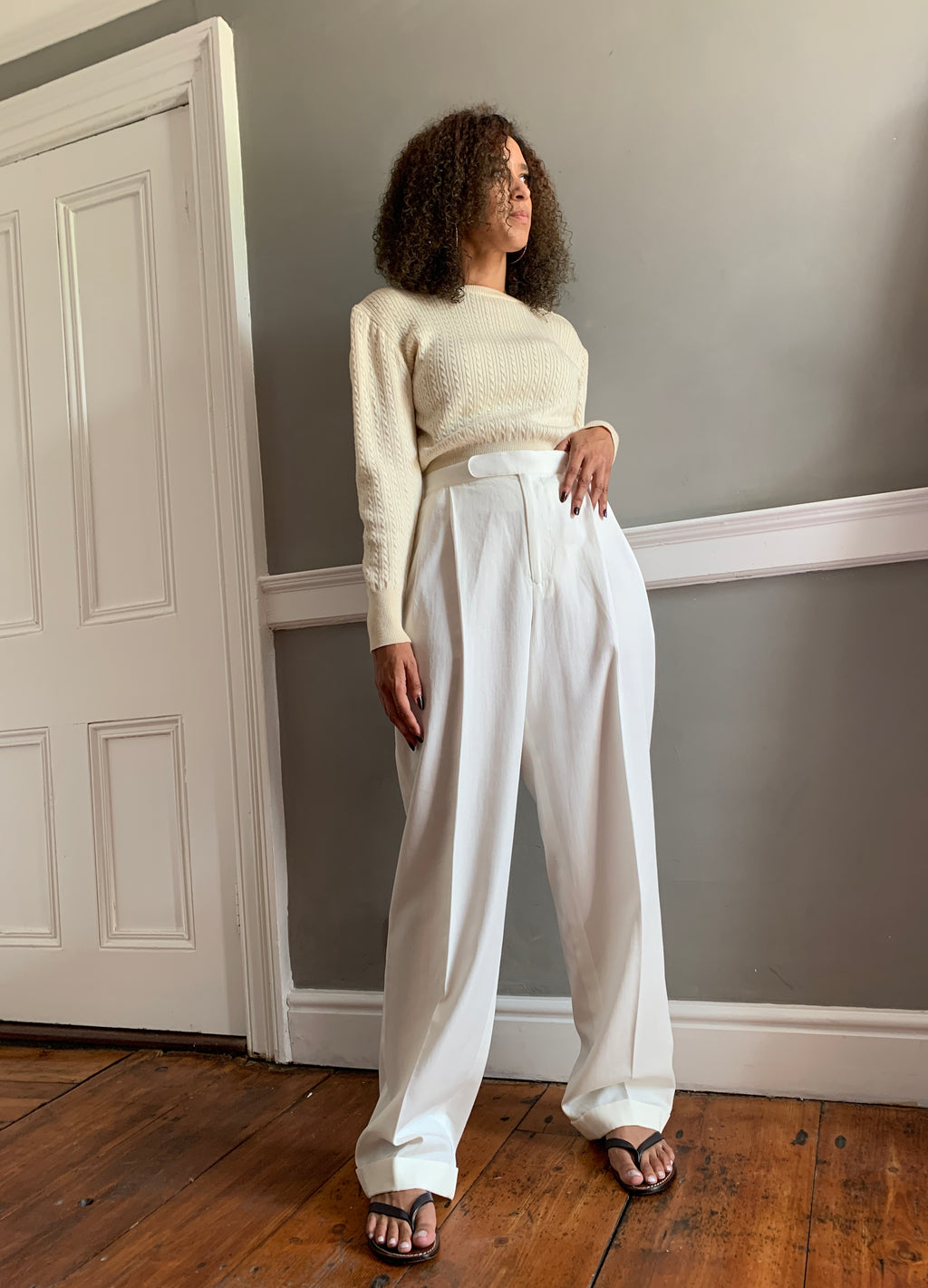 Vintage Ralph Lauren pleat front trousers
