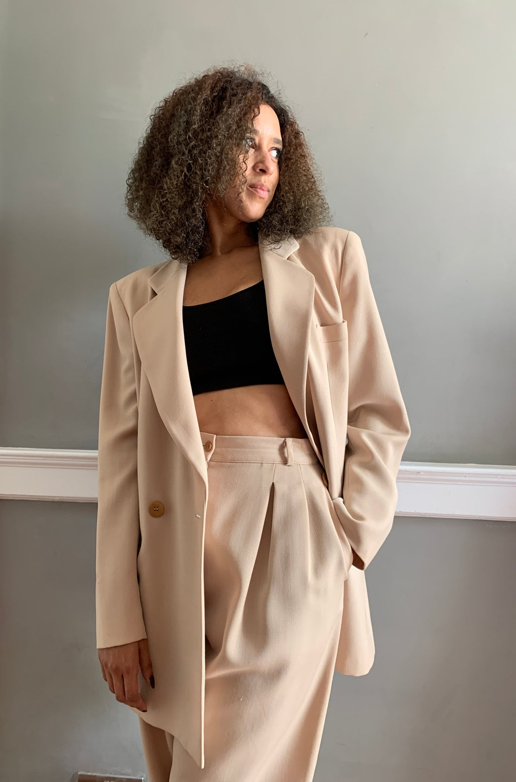 Vintage 90s Giorgio Armani tailored trouser suit