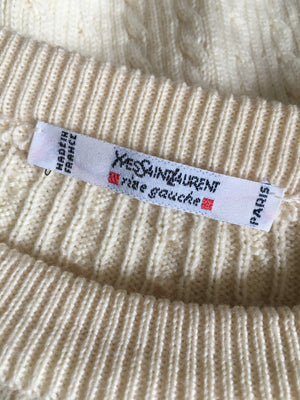 Vintage Yves Saint Laurent rive gauche knit
