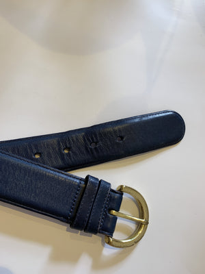 Vintage Coach belt in Navy