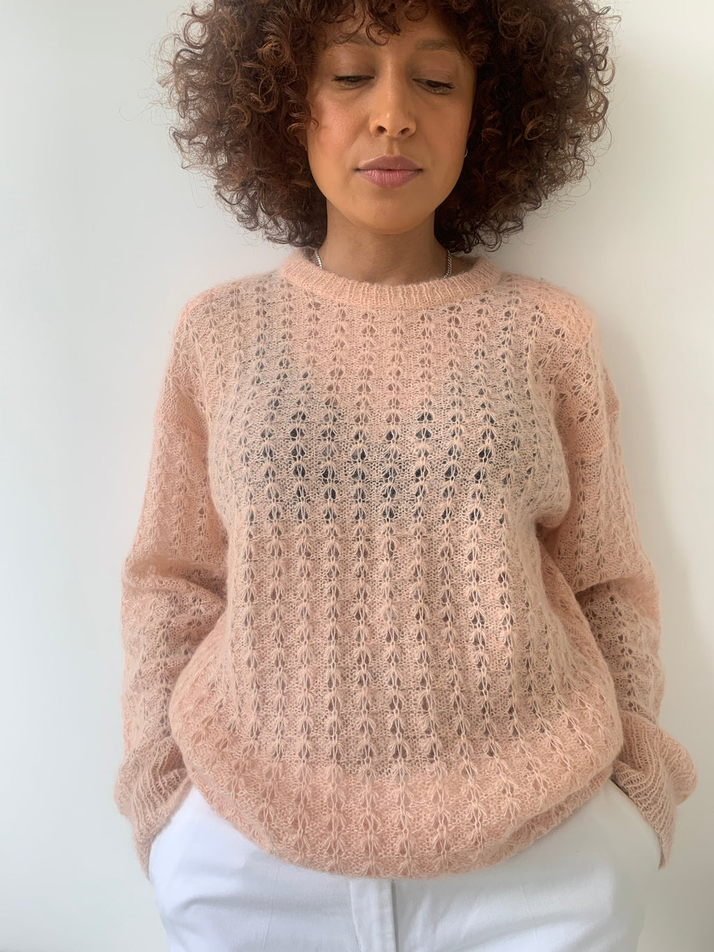 Vintage fluffy knit