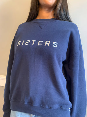 SISTERS embroidered sweatshirt X-Large