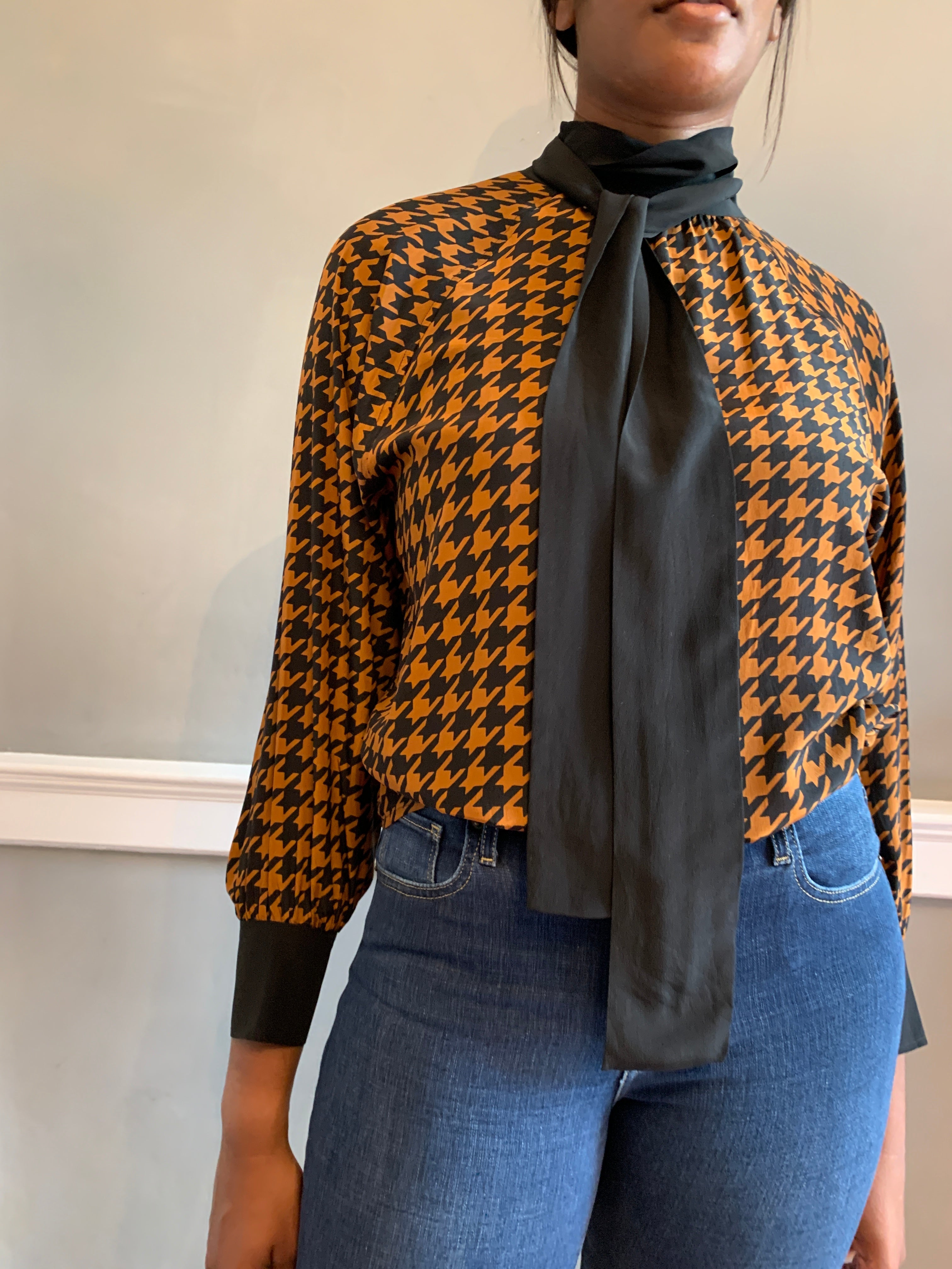 Vintage Yves Saint Laurent silk blouse