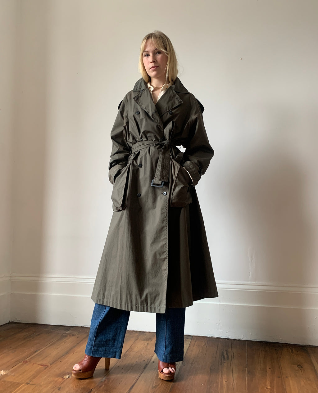 Vintage Jaeger trench coat