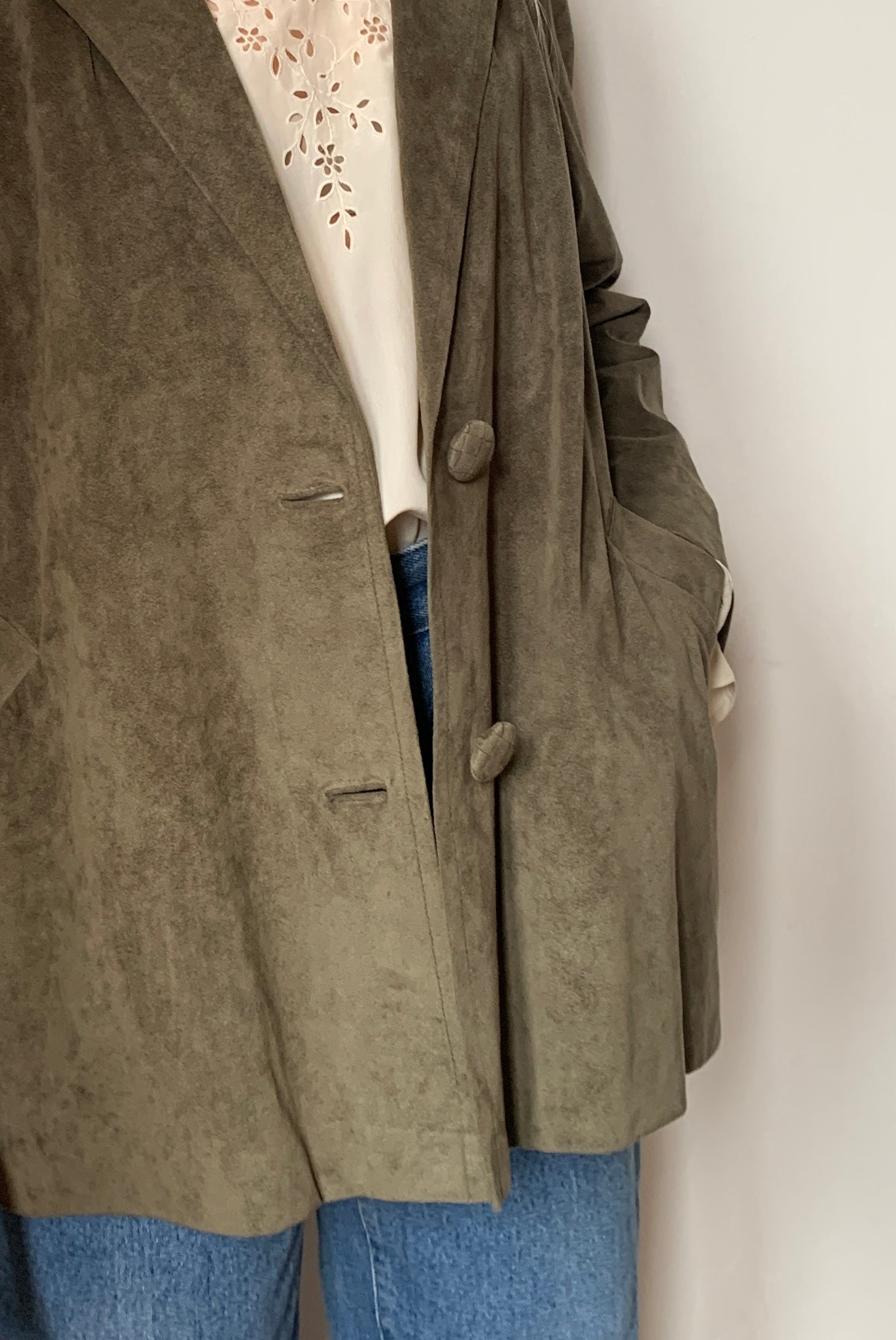 Vintage Cacharel suede jacket