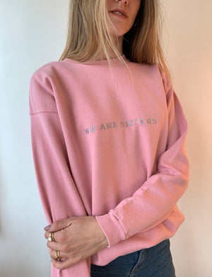 WE ARE SISTERS sweatshirt in pink VS58
