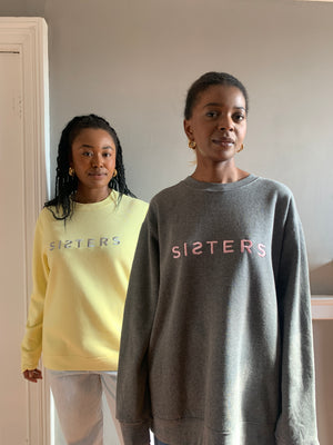 SISTERS embroidered sweatshirt Medium SS102