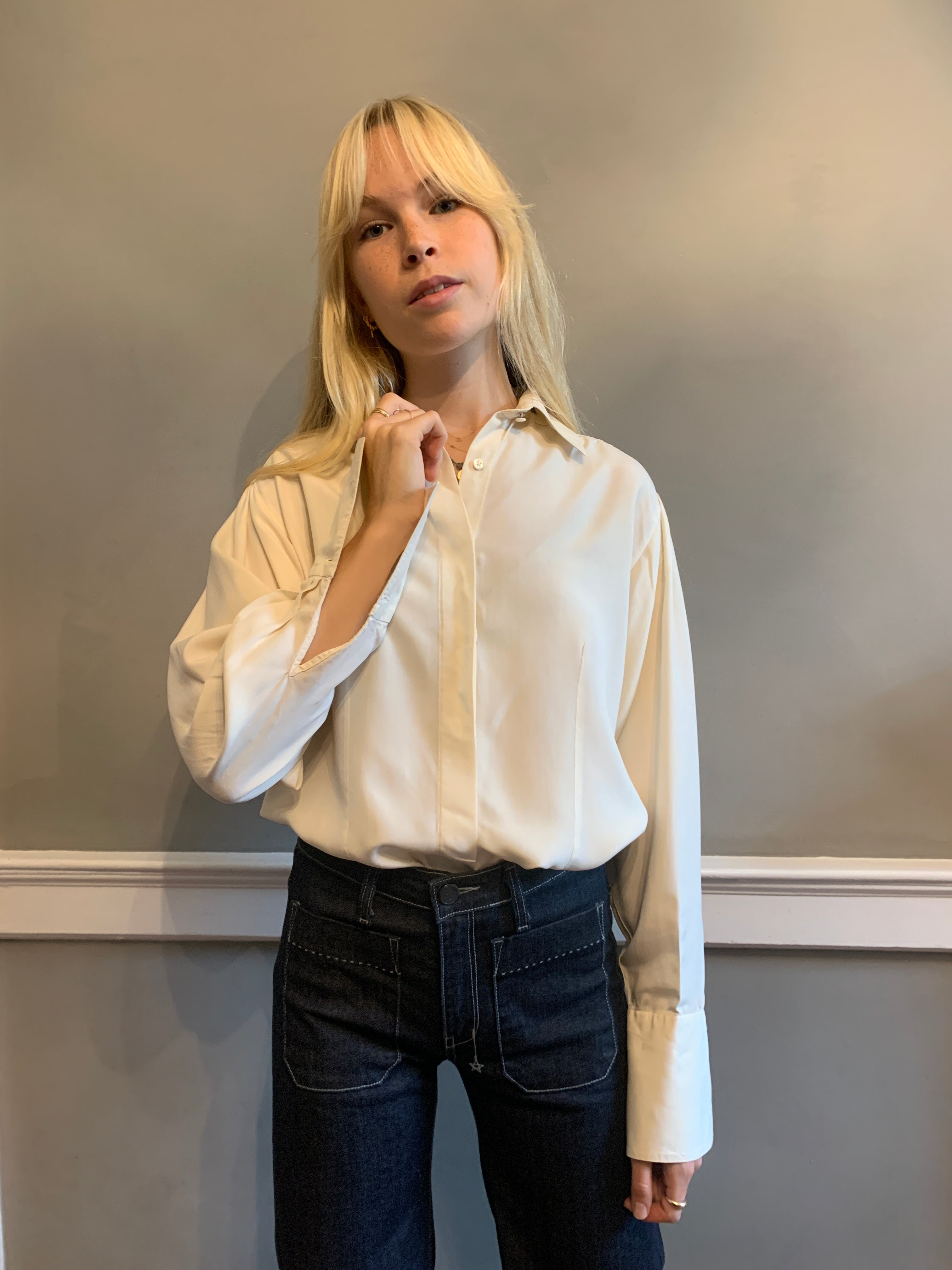 Vintage cheap burberry blouse