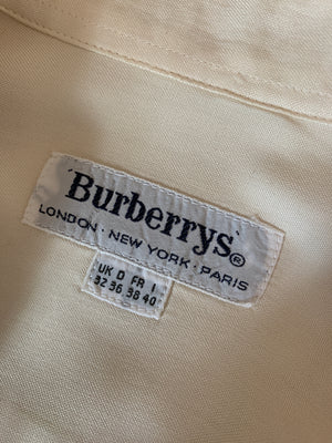 Vintage Burberrys silk shirt