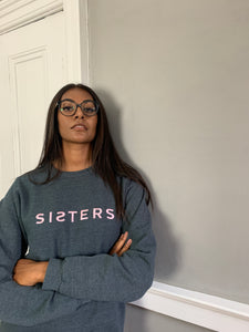 SISTERS embroidered sweatshirts Medium