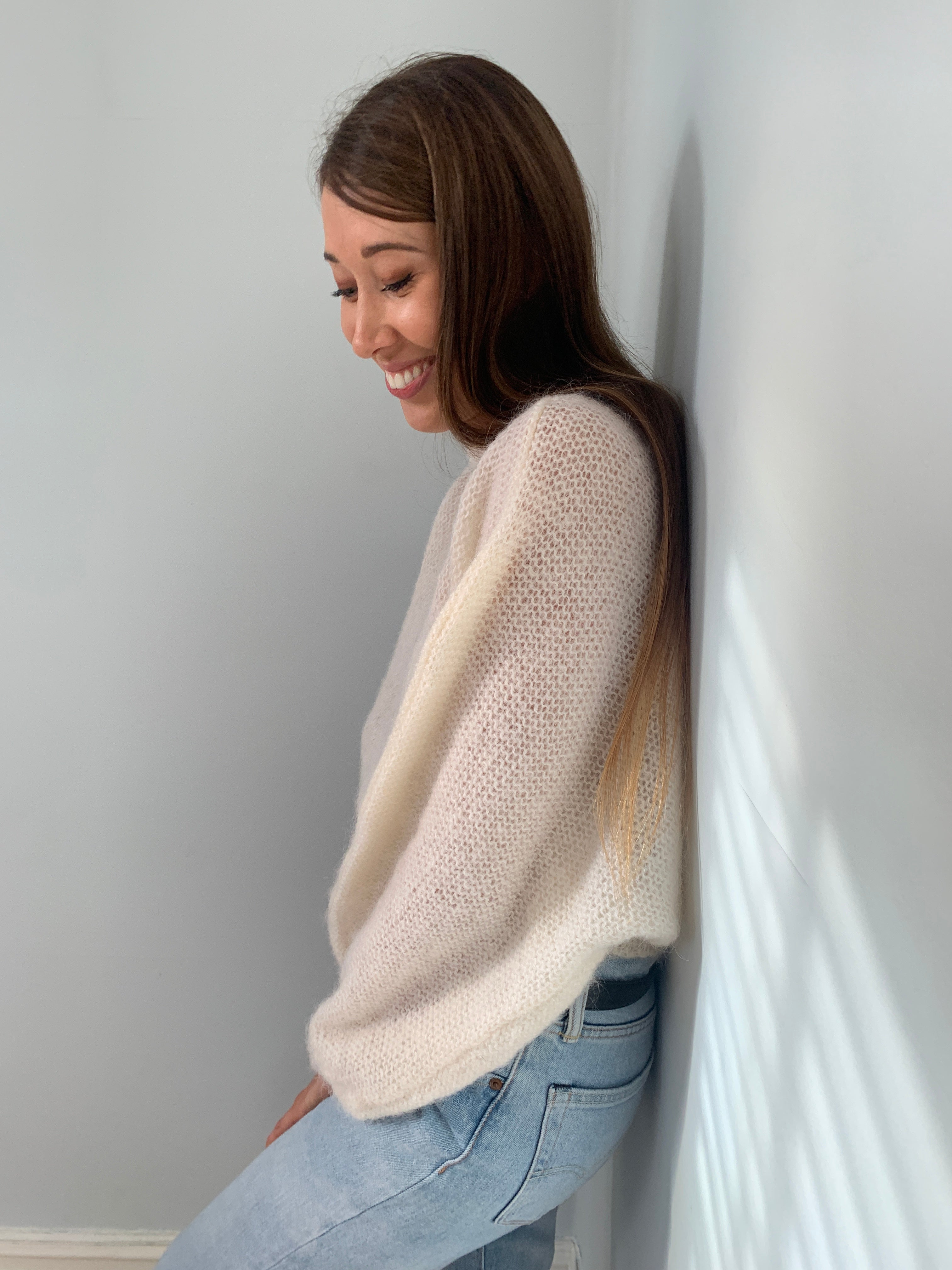 Liberty of London 1980's Mohair Batwing jumper