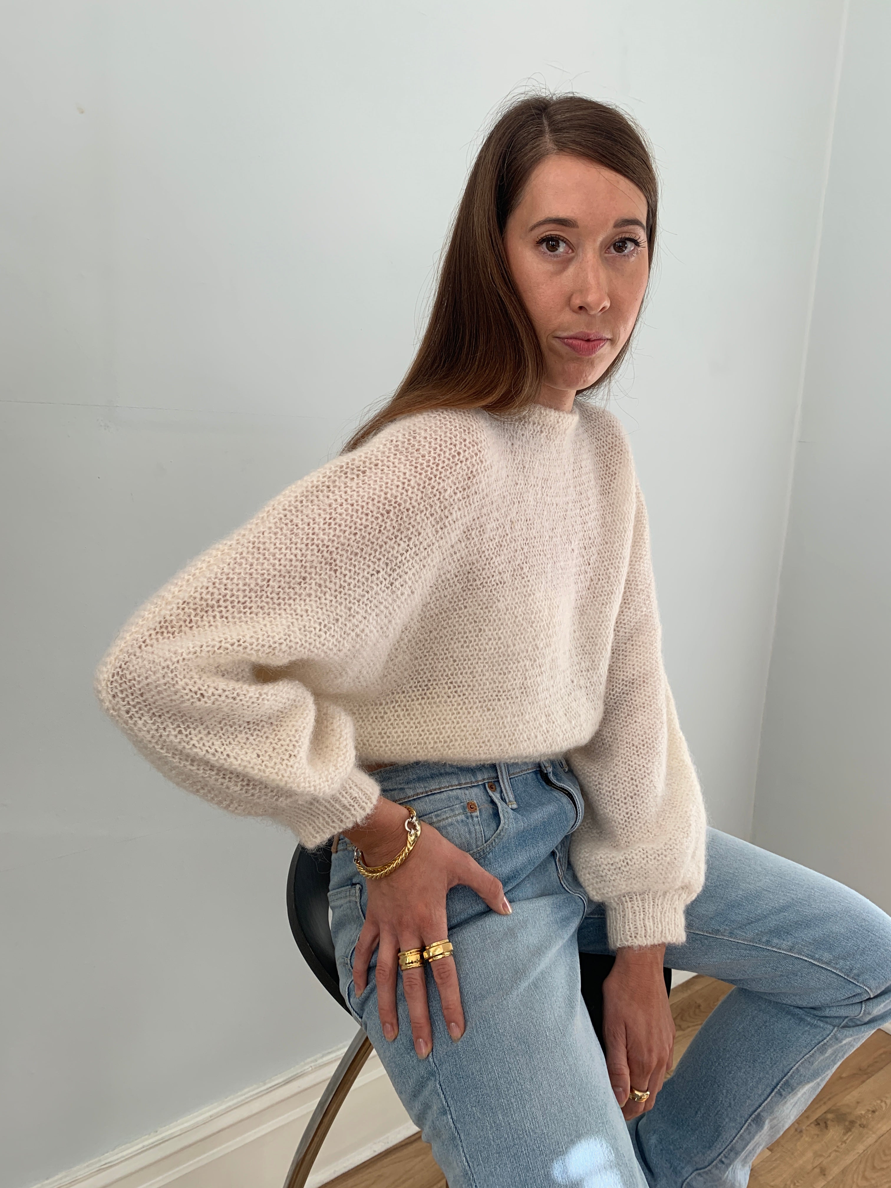 Liberty of London 1980's Mohair Batwing jumper