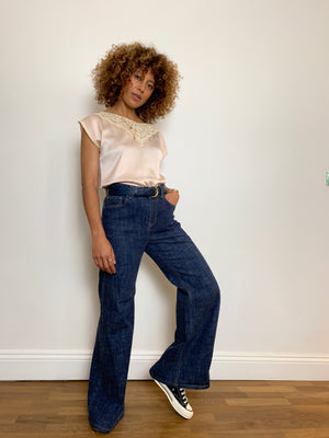 Vintage high waisted and flare London Jeans